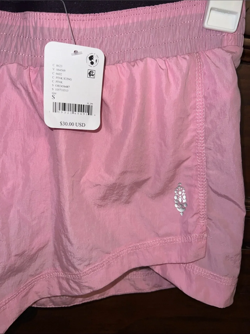 Free People Pink/Purple Women's Active Shorts
